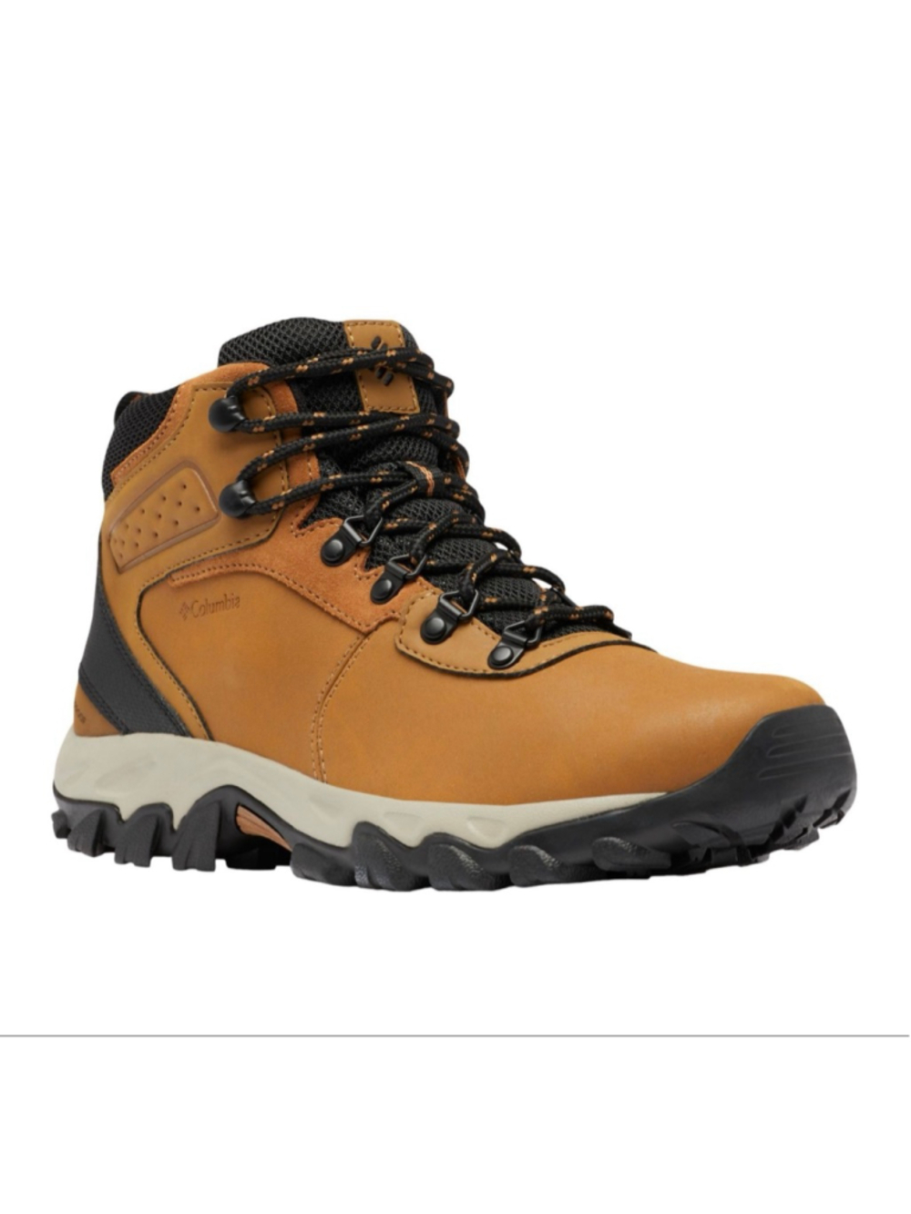 Columbia Newton Ridge Plus II Waterproof Mens 14 Hiking Boots Brown Leather - Picture 2 of 8